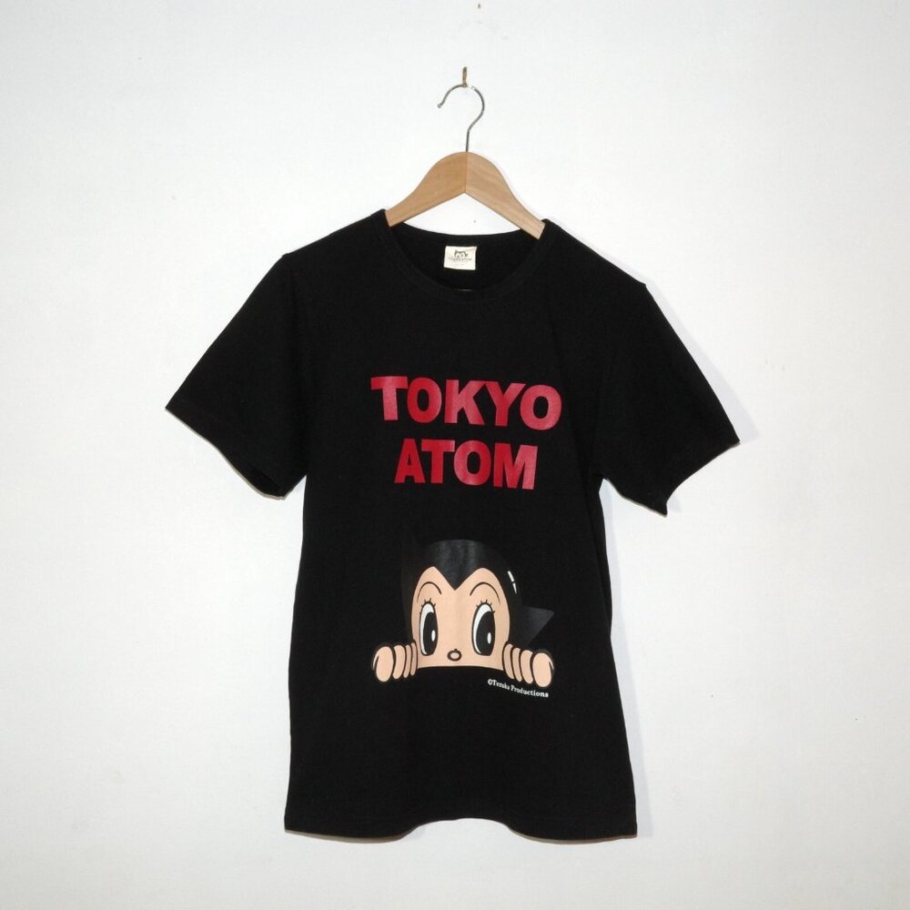 Tokyo Atom Astroboy Tezuka Productions T Shirt Made in Korea Black Med-Large